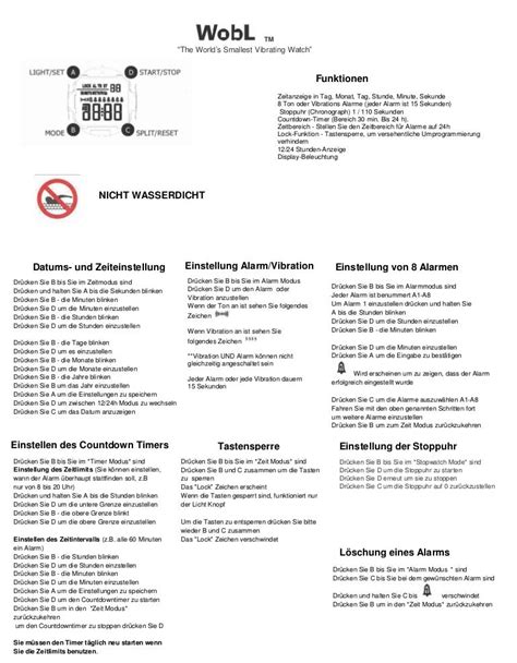 bedienungsanleitungen kostenlos in deutsch